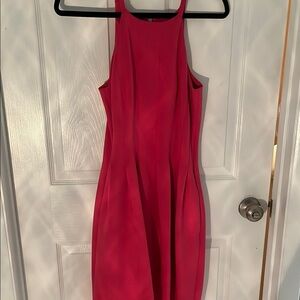 Elegant Pink Sleeveless Dress